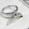 Anéis de Casal Brilhantes S999 Prata Esterlina Galaxy, Design Simples Texturizado, Anéis de Dedo, Joias, Perfeito como Presente de Aniversário para Sua Namorada
