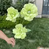 Gran Venta Procesando Verde Salón de Bodas Materiales Florales Arreglo Floral de Techo