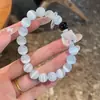 Pulsera de Obsidiana Natural Imitación para Pareja de Mujeres, Lujo Accesible Diseño de Nicho, Pulsera Ojo de Gato, Regalo para el Día de San Valentín y el Día de San Valentín Chino