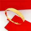 Pulsera de Ducha de Meteoros 12mm Push-Pull Ajustable Latón Chapado en Oro Joyería de Boda Pulsera de Novia Suministro al por Mayor