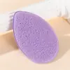 Popular de Venta Caliente Removedor de Maquillaje Perezoso Limpiador Facial Guante Ovalado Estilo Cepillo Facial Esponja Limpiadora Esponja de Maquillaje Cepillo de Baño