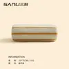 Toalla Sanli Nueva Toalla Rayada de Vellón de Coral, Toalla Absorbente para el Hogar, Toalla Facial Suave para Parejas, Toalla para Limpiar el Rostro