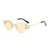 Gafas de Sol Estilo Nuevo 2026, Sin Marco Metálico, Gafas de Sol de Moda Europeas y Americanas, Protección Solar para Conducir para Hombres, Gafas de Sol de Gama Alta