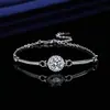 Pulseira da moda versátil com zircônia ultra brilhante, best-seller transfronteiriço para mulheres, pulseira elegante de luxo leve, joias femininas atacado