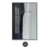 Pintura nórdica abstracta en blanco y negro para decoración de pared de pasillo, pintura colgante para respaldo de sofá de sala de estar, pintura mural moderna y sencilla para dormitorio y mesita de noche.