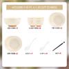 Conjunto de Louças, Estilo Novo Simples, Tigelas e Pratos Estilo Creme, Conjunto Doméstico, Presente de Inauguração, Conjunto de Tigelas e Pratos, Utensílios de Tigela