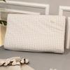 Funda de Almohada de Algodón Lavado con Látex 40X60 Par de Fundas Protectoras para Almohada Viscoelástica 30X50 Funda de Almohada Especial para Niños