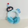 Bonitos y Creativos Orejeras de Peluche de Pingüino y Pez para Mujer, Calientes de Invierno, Resistentes al Viento, Protectores de Orejas Plegables