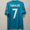11-18 Camiseta de Fútbol Retro Clásica Real Madrid No. 7 Ronaldo Uniformo de Calentamiento Pre-Partido de Fútbol Camiseta para Adulto