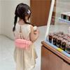 Riñonera Infantil de Moda Estilo Coreano Simple de Color Sólido para Bebé, Bolso Cruzado de Pecho para Niños y Niñas, Monedero de Lona, Mochila Pequeña