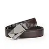 Cinturón para Hombre Casual de Negocios Doble Línea Hebilla Automática Cinturón Hebilla de Hierro Láser Cinturón para Pantalones Suministro Transfronterizo