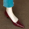 Líneas elegantes y femeninas~ Tacones de punta fina, corte bajo y una sola tira, con estilo, para mujer, tacones altos minimalistas y profesionales