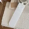 Meias de cano médio outono algodão puro estilo japonês coreano padrão escuro onda outono e inverno algodão ins moderno estilo japonês renda empilhamento meias longas