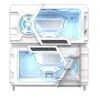 Cama Cápsula Espacial, Pod de Sueño, Cama para Dormitorio de Apartamento de Estudiantes, Cama de Hotel Cápsula, Cama de Hotel de E-Sports, Cama de Descanso para Casa de Huéspedes con Temática de Agua