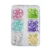 Anel Perfurado Dopamina Acessórios para Nail Art Venda Quente Transfronteiriça Rebite Metálico Redondo Pedras de Strass para Unhas Decorações DIY