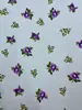 Primavera y Verano Hibisco Lino Estampado Floral Pequeño Tela Pantalón de Tela Textil Ropa de Mujer Tela Tela Lindo Estilo Crema