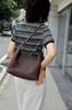 Nova Bolsa de Palha Tecida para Mulheres, Novo Design de Nicho, Sensação de Luxo, Grande Capacidade, Bolsa de Ombro, Bolsa de Braço