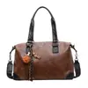 Bolso tote de viaje de cuero PU, nuevo estilo coreano 2026, bolsa deportiva casual para gimnasio, bolso cruzado de gran capacidad, bolsa de equipaje