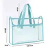 Atacado de fábrica bolsa tutorial portátil de grande capacidade bolsa para matérias do ensino fundamental bolsa para armazenamento de provas bolsa transparente para exames