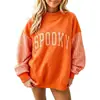 Sudadera para Mujer Shiying AliExpress tk2026 Otoño Nuevo Cuello Redondo Halloween Holgada Manga Larga Top para Mujer