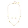 [Ice Meng] Collar de concha de imitación de moda con cadena de clavícula de acero inoxidable, temperamento, venta al por mayor, N1445