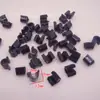 Plástico Negro Transparente Banda de Goma Botón Accesorios para el Cabello Accesorios DIY Hecho a Mano Banda para el Cabello Material para Accesorios del Cabello