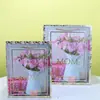 Bolsa de Regalo Blanca para el Día de la Madre Bolsa de Regalo Manual de Floristería Empaque para el Día de la Mujer Bolsa de Papel Portátil Bolsa de Regalo Extranjera Transfronteriza