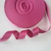 Fita Colorida de Nylon Imitação Espinha de Peixe Acessórios Têxteis Planos para Bolsas, Mochilas, Alças de Ombro e Tiras Trançadas