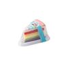 Caja para pastel de mousse triangular estilo japonés anti-vaho de 8 pulgadas durian matcha arcoíris caja de corte multicapa