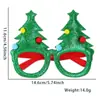 Gafas Navideñas Transfronterizas 2025 Accesorios para Fotos Navideñas para Adultos y Niños Montura de Gafas de Muñeco de Nieve Árbol Lazo