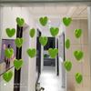 Penduricalhos de Porta Populares Transfronteiriços, Cortinas de Porta de Amor, Divisórias, Cortinas Penduradas, Corações Femininos, Estilo Coreano Fofo Coração Rosa Pêssego