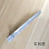 Pinzas para el Cabello para Uso en Barbería, Pinzas de Pato Profesionales para Peluquería, Pinzas Rectas de Cristal para Flecos Largos