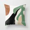 Almohada de Cuero de Melocotón Caliente Transfronteriza de Amazon Almohada Lumbar Europea y Americana Cojín de Cama Funda de Almohada de Cuero de Melocotón Nórdica