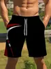 Pantalones Cortos de Verano para Hombre Temu Aliexpress Pantalones de Playa Deportivos Casuales Sueltos Moda Urbana Pantalones Cortos Estampados 3D