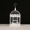 European-style white iron bird cage pendant church wedding bird cage ornaments shopping mall hanging vintage Bird Cage decorations