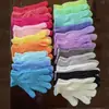 Luvas de Banho Coreanas de Cinco Dedos Criativas de Nylon Esfoliantes Atacado Exportação Artefato de Massagem para as Costas de Dupla Face
