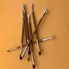 Ventas Directas de Fábrica Nuevo Pincel de Maquillaje Doble Cara Mango Largo Pincel para Sombras de Ojos Algodón para Sombras de Ojos Se Puede Fijar a Herramienta de Maquillaje