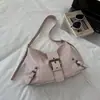 Bolso de Mujer 2026 Nuevo Modelo Bolso Tote de Hombro Único Retro Americano Elegante para Viajar Bolso de Hombro Bolso Biker