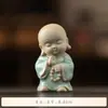 Cerâmica Ru Fofo Monge Pequeno Animal de Estimação para Chá Ornamento de Mesa de Chá Significado Zen Qin Qi Shu Hua Conjunto de Chá de Monge Pequeno Pode Cultivar Chá