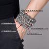 Pulsera de Mantra de Seis Sílabas en Sánscrito para Hombres y Mujeres, Pulsera de Cuentas de Oración Tejidas de Nicho Vintage de Alta Gama, Pulsera de Cuentas Budistas del Sutra del Corazón en Sánscrito