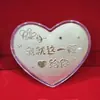 Moeda de Ouro Estilo Shuibei Token de Amor, Ouro Puro 999, Presente de Dia dos Namorados Casamento