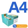 Papel A4 70g Jinbao Brothers Papel para Cópia A4 70g Papel para Impressão A4 Atacado por Caixa Antiestático Sem Travamento de Papel