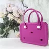 Bolsa de Playa Eva, Bolso de Mano Simple Casual Europeo y Americano, Bolsa Perforada DIY, Bolso de Moda para Mujer para Deportes al Aire Libre