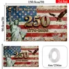 Bandeira Comemorativa Personalizada Transfronteiriça Americana Mais Vendida do 250º Aniversário dos Estados Unidos 1776-2026 Declaração de Independência