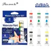Tinta Acrílica Vidro Têxtil Publicidade Guache Aquarela Conjunto de Tintas em Caixa 25ml Tinta a Óleo Pintada Atacado