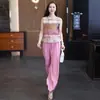 Personalización moda nuevo estilo chino estilo nacional traje mujer verano nuevo estilo súper bonito botones de rana estampados camisa pantalones de pierna ancha