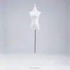Accesorios para Maquetas de Vestidos de Novia, Escaparate de Tienda de Ropa Femenina, Maniquí de Cuerpo Entero Blanco y Negro, Soporte de Exhibición para Vestidos