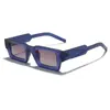 Amazon Transfronterizo Moderno de Moda Estilo Callejero Gafas de Sol Cuadradas Moda Retro Gafas de Sol Anti-UV Venta al por Mayor