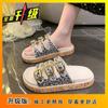 Sandalias 2025 Verano Nuevas de Suela Gruesa Transpirables Antideslizantes Zapatos de Playa Chanclas Casuales Retro Versátiles Birkenstock