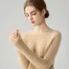 Suéter Feminino de Tricô Trançado com Gola Redonda Outono/Inverno 2026, Cor Sólida, Simples, Casual, Caimento Solto, Blusa Básica Feminina